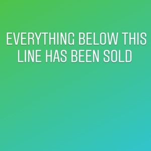 Everything below this line has sold!